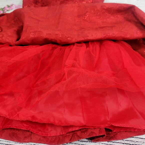 Wonder Nation Red Formal Dress Size 6 - Picture 3 of 7